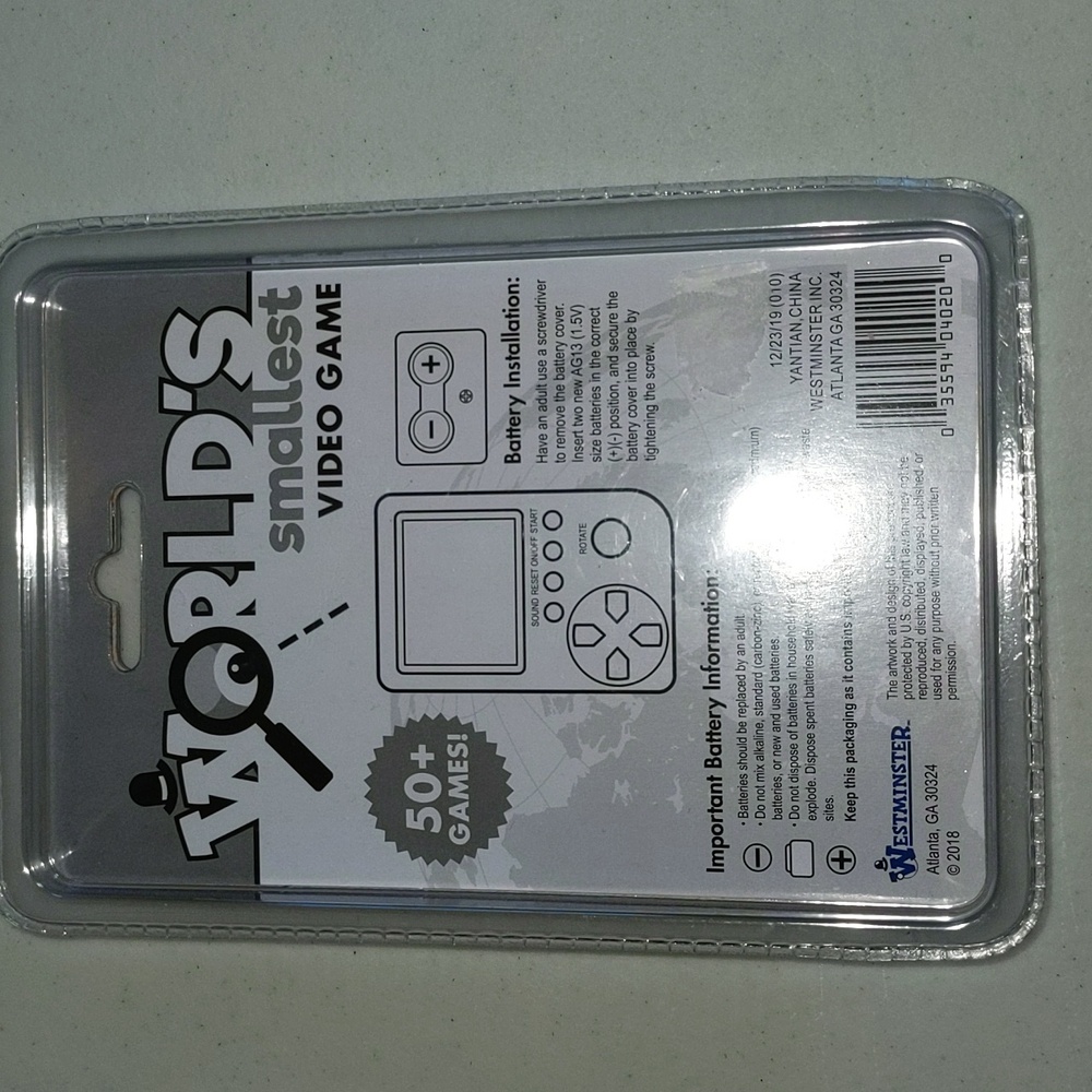 Westminster World Smallest Video Game New - Picture 4 of 6